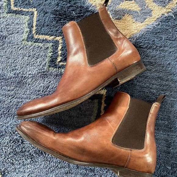 Ace Marks Leather Chelsea Boot Men’s 11.5 - Picture 5 of 11